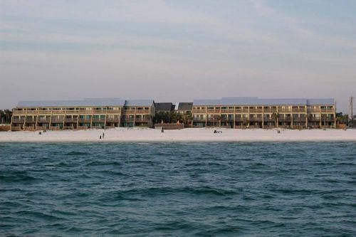 beach view of unit 108 8th. one from left