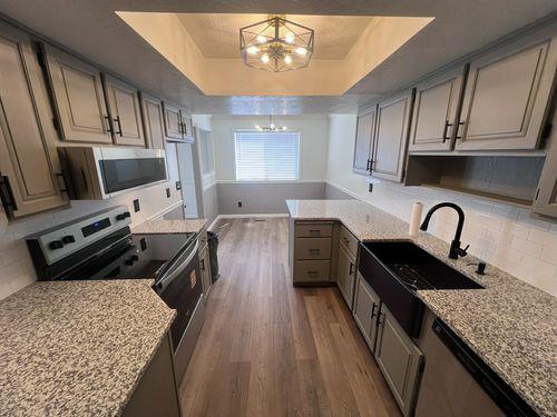 All new kitchen