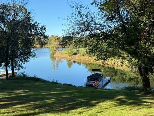 View of Dutch hollow lake from backyard