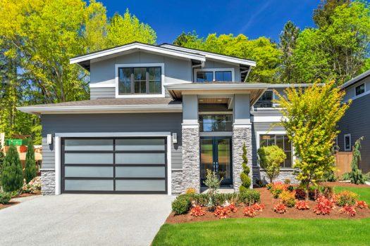 Modern, new home.